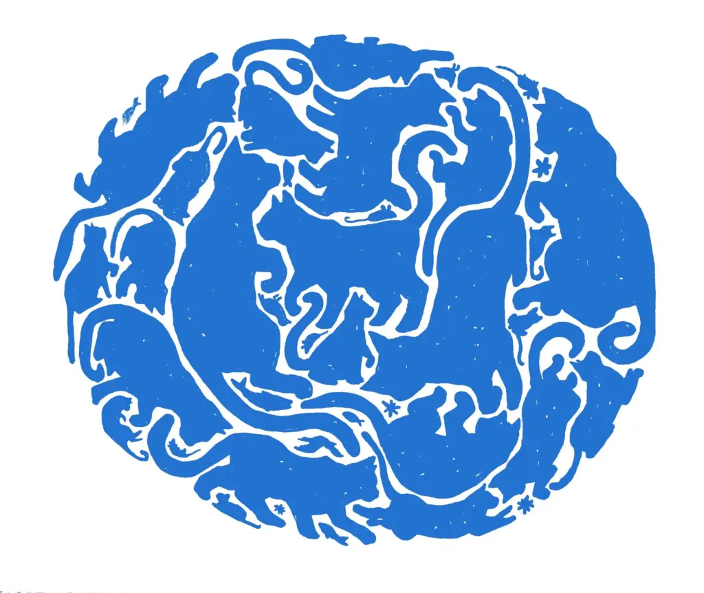Cat Pattern – circle