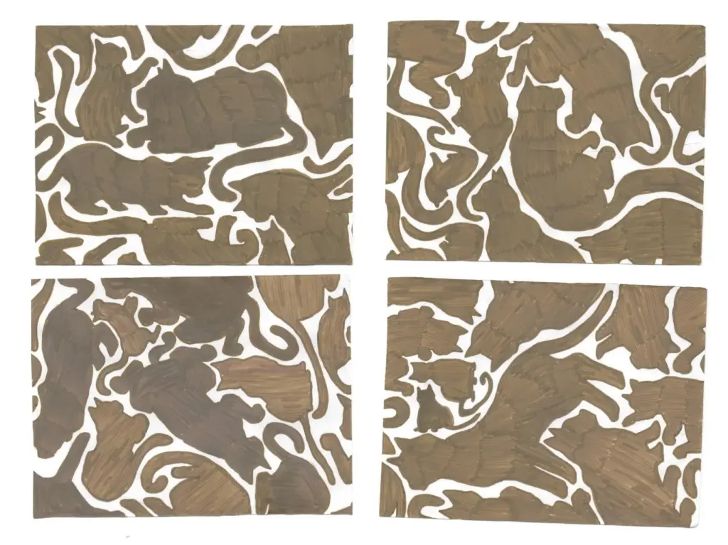 Repeating Cat Pattern