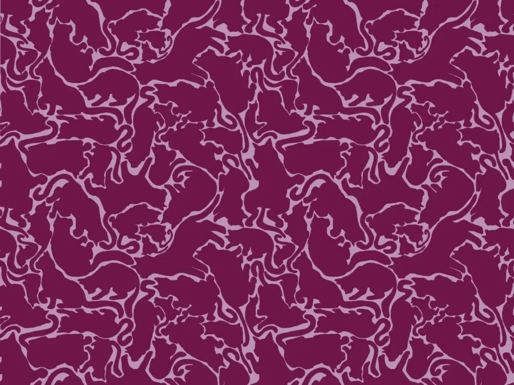 Repeating Cat Pattern