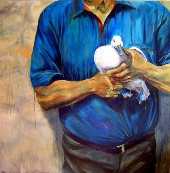 Man and Duck